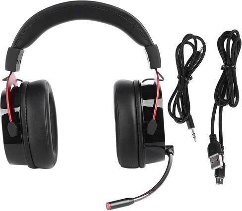 BT Gaming Headset Wired Comfortable Headband Headphone with Microphone for Home Internet Bar in Saudi Arabia