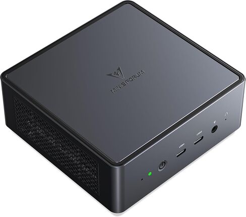 MINISFORUM DeskMini UM870 Slim Mini PC AMD Ryzen 7 8745H Small PC, 32GB DDR5 RAM+1TB PCIe4.0 SSD, HDMI/DP/USB4 Outputs, 2.5G LAN, WiFi 6E, BT5, 4xUSB Port AMD Radeon 680M Graphics Small Form Factor in Kuwait