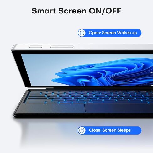 TECURS Bluetooth Keyboard for Microsoft Surface Pro 7/7+/6/5/4/3 12.3 inch in Saudi Arabia