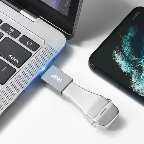 RVP+ USB-A Female to USB-C Male Adapter (5-Pack, Gray) in Saudi Arabia