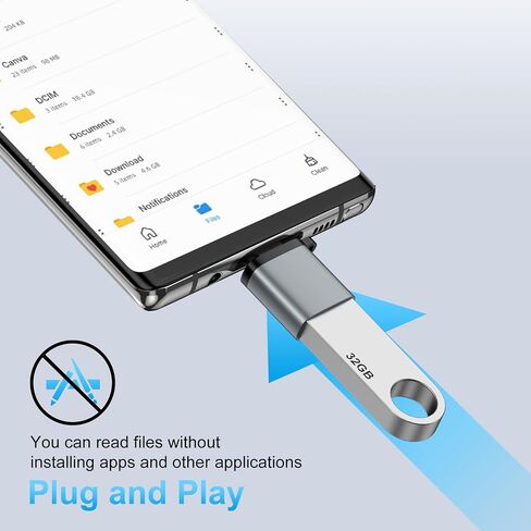 USB to USB C Adapter Combo 4-Pack, USB 3.0 OTG Converters for Car - Grey in Kuwait
