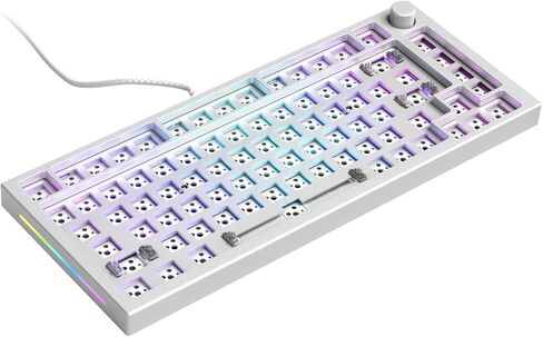 GLORIOUS Gaming GMMK PRO 75% Barebones Black (Frame Only) - Modular Mechanical Gaming Keyboard, TKL Size (75%), 3.3lb Frame, RGB, Fully Customisable, 5-Pin Switch Support in Kuwait