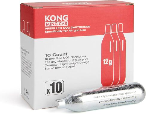 8 Gram / 12 Gram CO2 Cartridges, Non-Threaded,High-Grade CO2 Cylinder CO2 Cartridges for Paintball Guns,Pellet Guns, BB Guns and Airsoft Guns in Kuwait