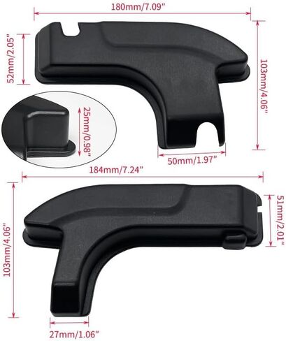 Rear Window Defroster Wire Cover Cable Protector for Wrangler JL 18-24 in Saudi Arabia