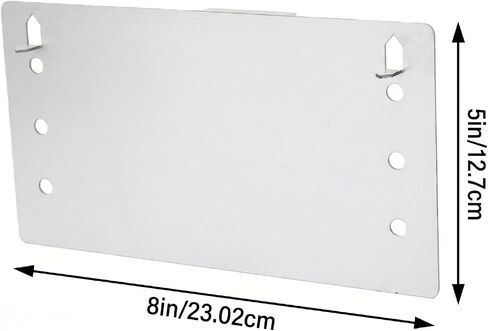 BRRNOO Self Nailing Stud Guard for Electrical Wiring Galvanized Steel 8x5 Inch Pipe Protector with Rust Proof Nail Claws for Secure Installation in Kuwait