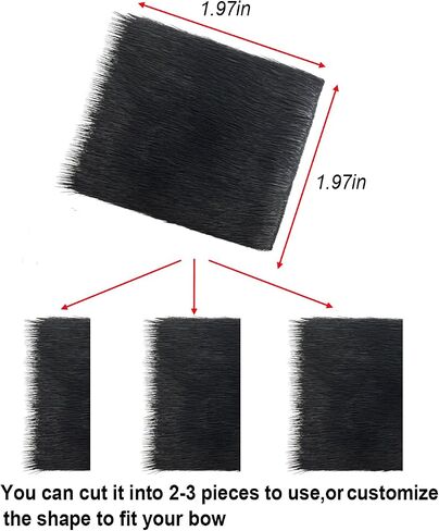 4Pcs Traditional Archery Arrow Rest Accessories Adhesive Shelf Fur Arrow Rest for Recurve Bow Longbow Hunting Shooting Practice in Kuwait