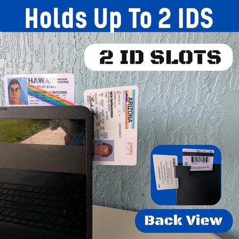 Laptop Police ID Holder Clip with Adhesive - Tactical ID Badge Holder in Saudi Arabia