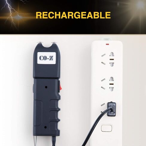 DARTMOOR 300,000V Stun Gun Ultrapowerful Rechargeable Phone Size for Men Women with Side Shock Plates for Car & Self Defense Tactical Flashlight Custom Holster and Lanyard, 2 Packs in Saudi Arabia