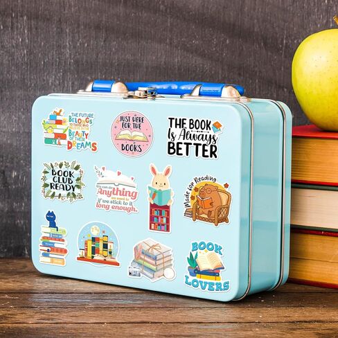SigyoJeom 300PCS Book Stickers, Bookish Vinyl Decals for Kids Adults in Saudi Arabia
