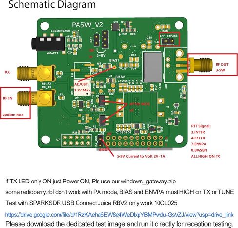 AURSINC Radioberry Preamp Board V2, A Addition to Turn The Radioberry into a Small QRP Radio, HF Power Output 3W-5W for HF Amplification (10W-100W PA), for Raspberry pi 4,4b in Saudi Arabia