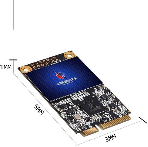 GAMERKING SSD msata 512GB Internal Solid State Drive High Performance Hard Drive for Desktop Laptop SATA3 6Gb/s Mini PC (512GB, MSATA) in Saudi Arabia