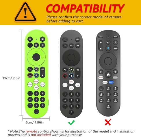[2 Pack] Climberer Remote Case for Xumo Stream Box PR3 | Compatible with Spectrum/Xfinity, Element, Westinghouse, Sharp, Pioneer Xumo TV Remote, Glow in Dark Green+Blue with Lanyard in Kuwait