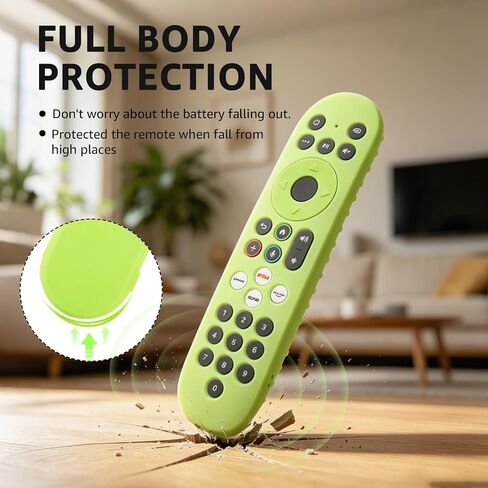 [2 Pack] Climberer Remote Case for Xumo Stream Box PR3 | Compatible with Spectrum/Xfinity, Element, Westinghouse, Sharp, Pioneer Xumo TV Remote, Glow in Dark Green+Blue with Lanyard in Kuwait