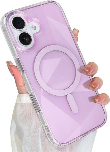 Cute Magnetic Case for iPhone 17 Pro Case, Iridescent Clouds in Kuwait