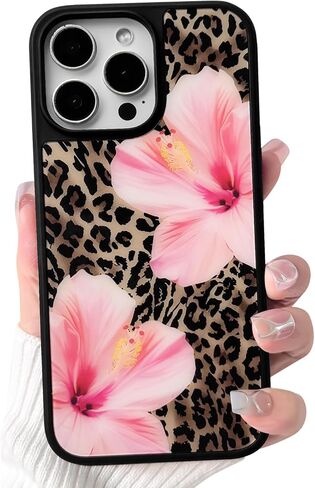 NITITOP for iPhone 17 Pro Max Case Cute Flowers - Pink Lily in Kuwait