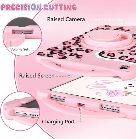 HianDier for iPad A16 Case Kids Girls iPad 10th Generation Case 10.9" Pink in Saudi Arabia