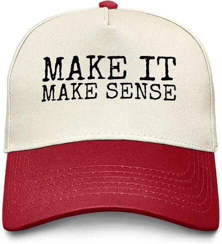 Make it Make Sense Hat Men Funny Dad Hat Gifts for Men in Saudi Arabia