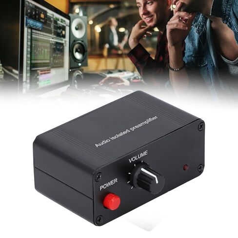 Dual Channel Insulation Amplifier with 20dB Amplifier for Home Audio System, Portable Aluminum Alloy Design in Kuwait