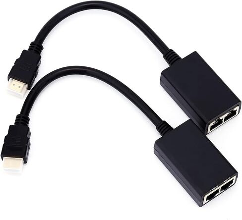 CAT6 Balun Extender Repeater Up to 100 Feet Transmission Distance for Office Use in Saudi Arabia