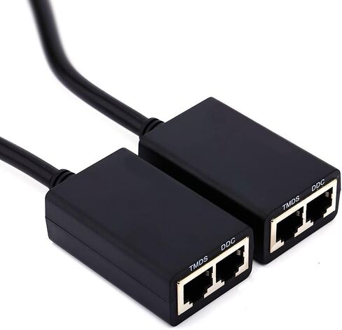 CAT6 Balun Extender Repeater Up to 100 Feet Transmission Distance for Office Use in Saudi Arabia