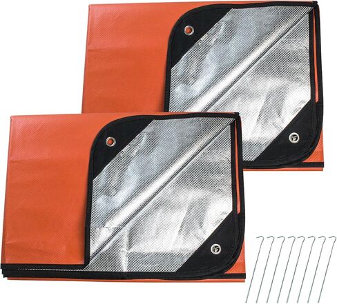 60"x82" Insulated Tarp Heavy Duty Emergency Blanket for Car,Camping in Kuwait