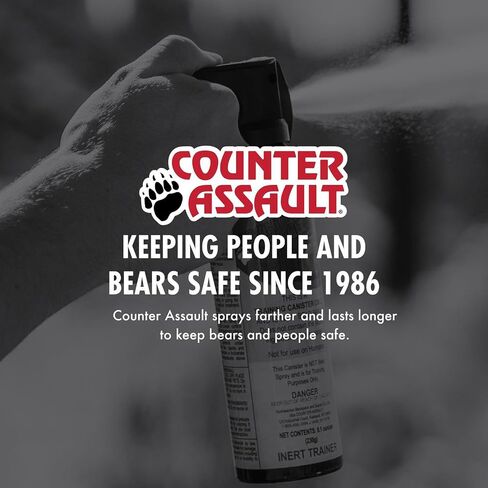 Counter Assault Inert Training Canister, Practice Bear Spray, 8.1oz in Saudi Arabia