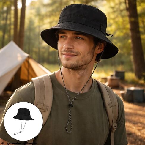Waterproof Quick Dry Bucket Hats, Rain Hat for Women and Men, Adjustable Packable Sun Hats to Outdoor Travel in Saudi Arabia