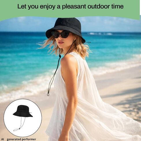 Waterproof Quick Dry Bucket Hats, Rain Hat for Women and Men, Adjustable Packable Sun Hats to Outdoor Travel in Saudi Arabia