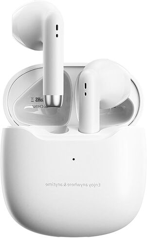 TWS-19 Purple Wireless Bluetooth 5.3 In-Ear Headphones for Kids & Women, True Wireless Earbuds with 13mm Titanium Plated Diaphragm, Active Noise Cancellation, 5Hrs Playtime in Saudi Arabia