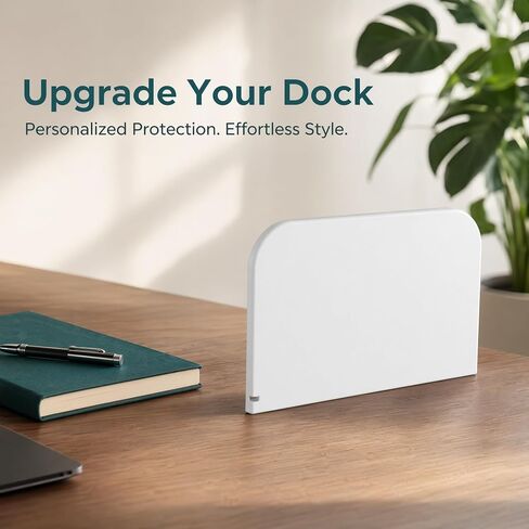 White Switch 2 Dock Cover Compatible with Nintendo Switch 2 Dock Station (2025), Hard Plastic Anti-Scratch Faceplate Replacement Shell, Dust Guard and Dock Case Accessories, 1 Pack in Kuwait