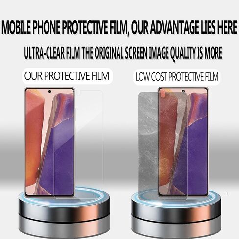 Screen Protector For Samsung Galaxy Note 20 5G Tempered Glass Film 2-Pack with Camera Lens Protector 2-Pack in Kuwait