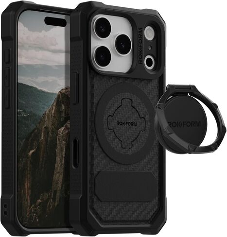 Rokform iPhone 17 Pro Rugged Case + RokLock Sport Ring Stand & Grip in Kuwait