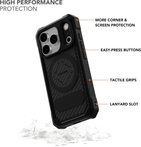 Rokform iPhone 17 Pro Rugged Case + RokLock Sport Ring Stand & Grip in Kuwait