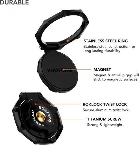 Rokform iPhone 17 Pro Rugged Case + RokLock Sport Ring Stand & Grip in Kuwait