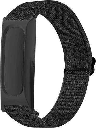 شريط مطاطي متوافق مع Google Fitbit Air، حزام ساعة رياضي من النايلون، سوار معصم بديل مجدول ناعم مسامي، حجم سهل التركيب قابل للتعديل in Kuwait