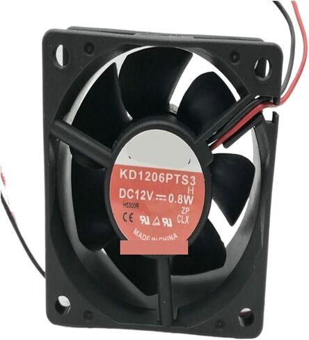 6025 KD1206PTS3 DC12V 0.8W 60 * 25MM Two-Wire Cooling Fan in Saudi Arabia