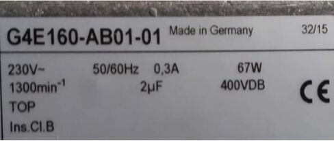 G4E160-AB01-01 230V 0.3A 67W 1300RPM Cooling Fan 160mm in Kuwait