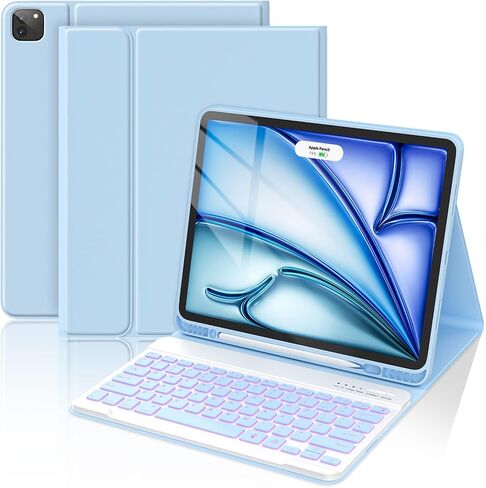 COO for iPad Air 13 Inch Case Keyboard (M4/M3/M2, 2026/2025/2024),7 Backlit in Saudi Arabia