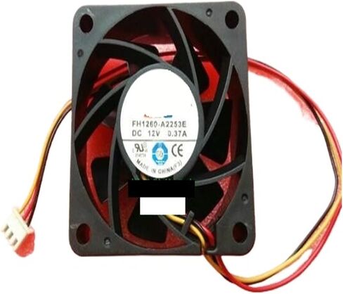 FH1260-A2253E DC12V 0.37A 60 * 25mm 6CM 3 Wire Fan in Saudi Arabia