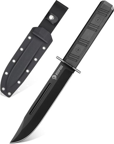 NedFoss Brave Fixed Blade Knife, 6.8" Full Tang D2 Steel Hunting Knife in Saudi Arabia