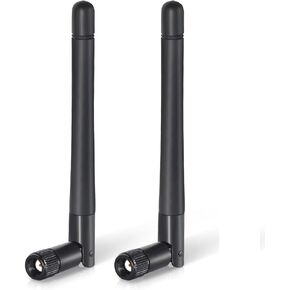 3dBi Tri-Band Adjustable External WiFi Antenna Pair | RP-SMA Mini-Black in Kuwait