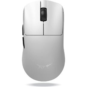 ATK Blazing Sky F1 Wireless Gaming Mouse, 8k Hz Polling Rate, Ultra-Light 35–50g, Dual-Mode (2.4G/USB-C), Ice-Feeling Coating, Leviatan Co-Branded Edition (F1 Pro Max, White) in Saudi Arabia