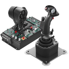 WINCTRL Orion2 HOTAS CarrierAce : Advanced Simulation, Rich Controls, Precision Alloy Molding, 16-bit Sensor, CNC Throttle Grip, Independent MCU Joystick, Compatible with Major PC Games in Saudi Arabia