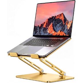 LOXP Adjustable Laptop Stand for Desk, Portable Airflow Laptop Riser Holder in Saudi Arabia