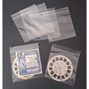 Clear View-Master Storage Sleeves (Small) for ViewMaster Reels - 50 Pieces in Kuwait