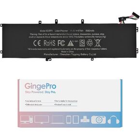 6GTPY Replacement Battery for Dell XPS 15 9560 9570 7590 Precision 5510 5520 5530 5540 Vostro 7500 7590 Series GPM03 5D91C 5XJ28 4GVGH 1P6KD 5041C P56F P56F001 P56F002 Laptop in Kuwait