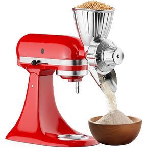 FOCOLLK Grain Mill Attachment for KitchenAid, 9 Levels Flour Mill Grinder in Saudi Arabia