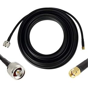 3g 4g Antenna 16dBi Log Periodic Outdoor Antenna 698-2700MHz with N/SMA Male Connector 15 Meters 50-3 Cable (15meters Cable) in Kuwait