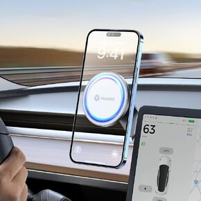 VICSEED Tesla Phone Mount for Model 3/Y, Strongest Magnet & Foldable Hidden in Saudi Arabia