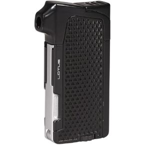 Condor 90° Horizontal Flame Lighter – Traditional Soft Flame, Single Action Ignition, Fold-Out Tamper & Shovel, Large Flame Adjuster, All-Metal Body (Butane Not Included) (Black Matte) in Saudi Arabia